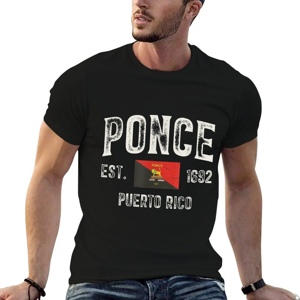 Ponce City in Puerto Rico Est 1692, Puerto Rico  Trendy Pattern T-Shirt