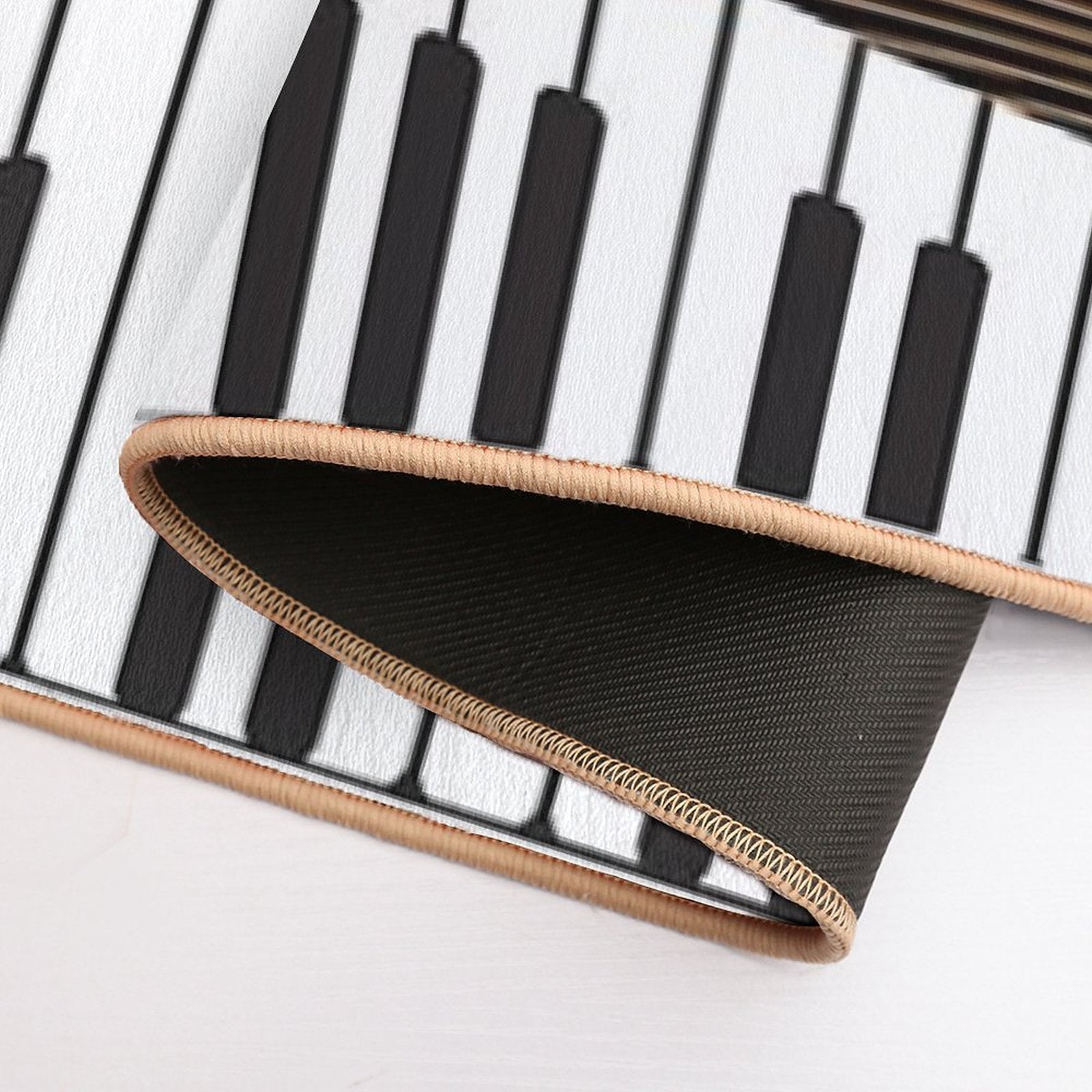 Ivory Keys Piano Music  Non-Slip Bath Mat
