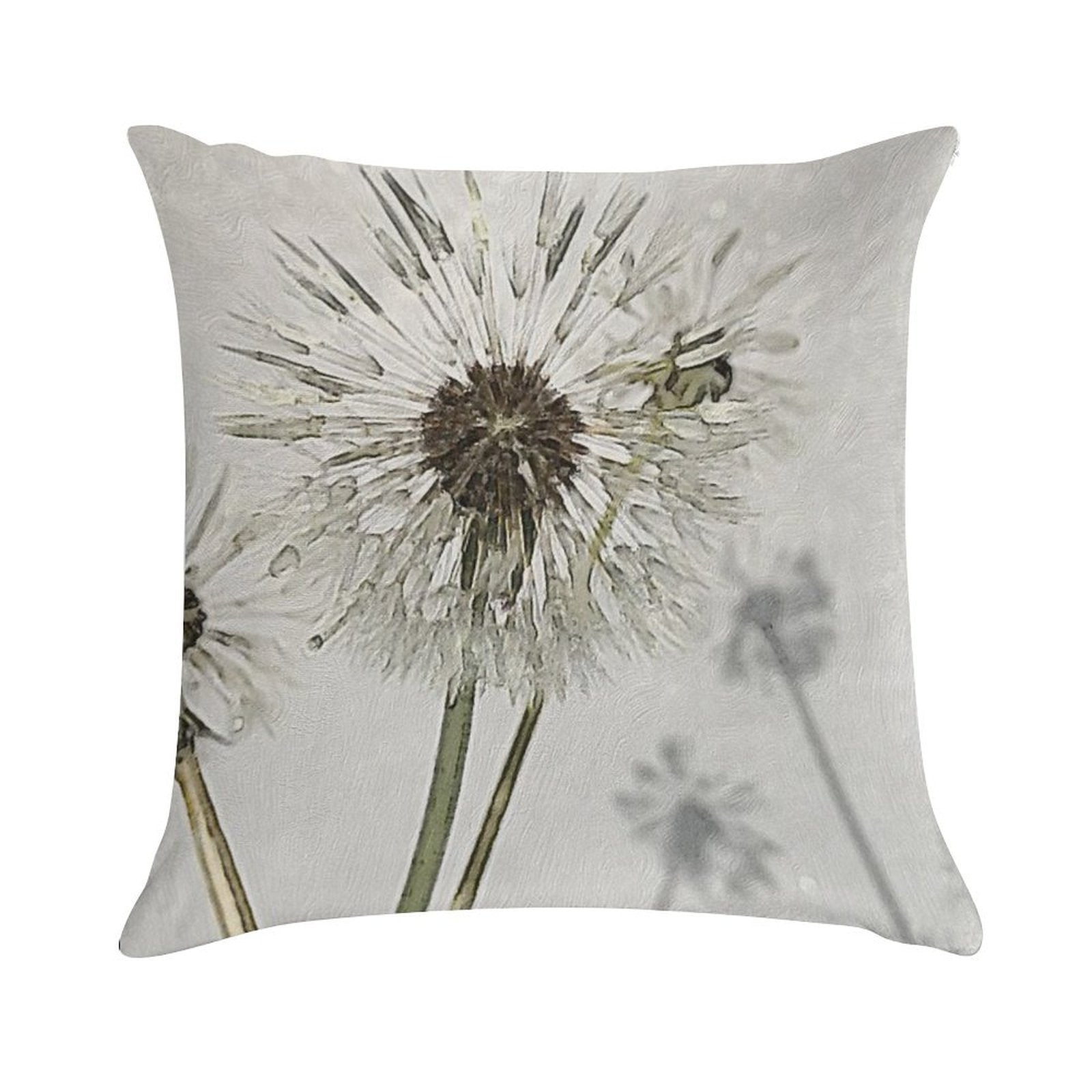 Pusteblume Soft Reinforced Edging Throw Pillow