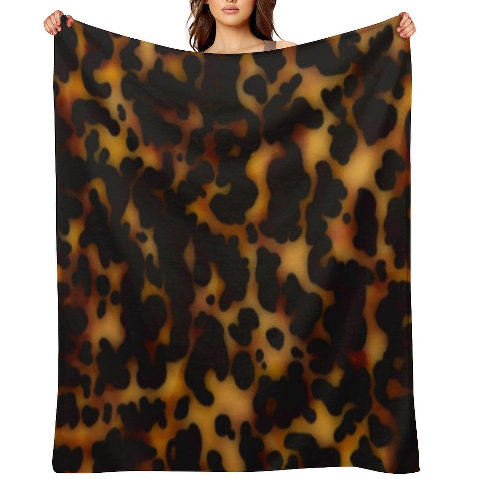 Tortoiseshell Tortoise Shell Gift-ready Throw Blanket