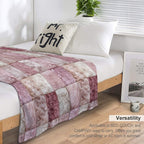 Soft And Plush Textures Wrinkle-free Throw Blanket