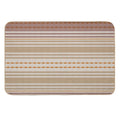 Sandstone Weave - Warm Color Woven Print  Versatile Bath Mat
