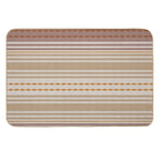 Sandstone Weave - Warm Color Woven Print  Versatile Bath Mat