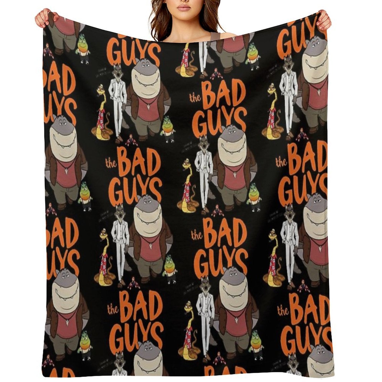 The Bad Guys Quick-dry Throw Blanket