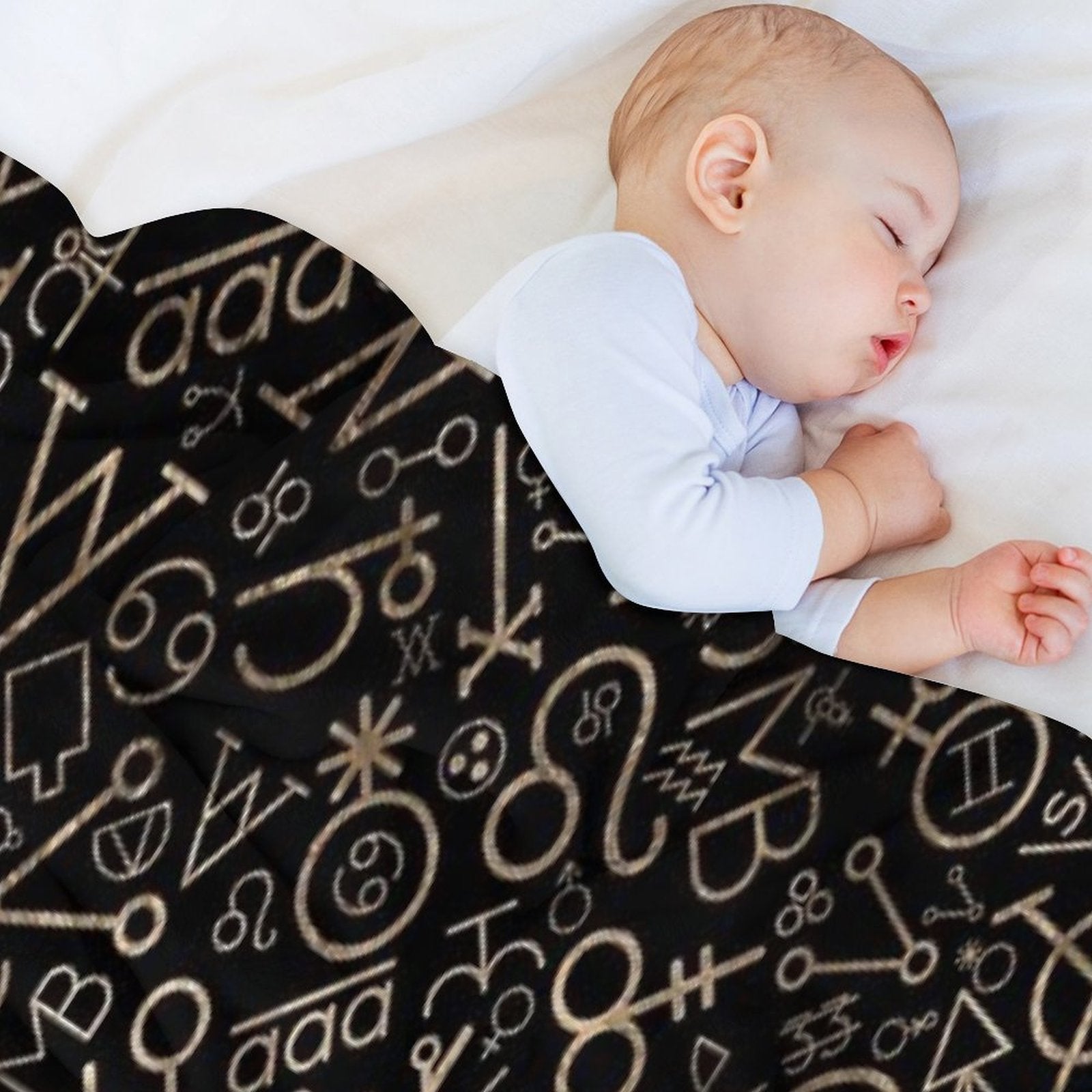 Alchemy Symbols And Astrological Symbols Pattern #2 Versatility Throw Blanket