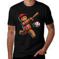 Baseball Christmas Gingerbread Man Baseball Ugly Christmas  Versatile T-Shirt