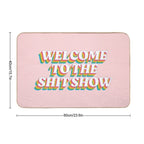 Welcome to The Shitshow The Rainbow Edition  Anti-Trip Bath Mat