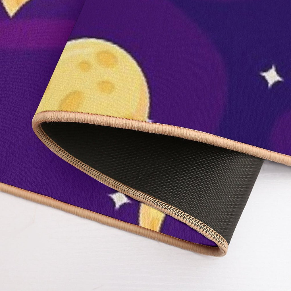 Moon Print with Stars  Dirt-Trapping Bath Mat