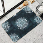 Glowing Mandala  Versatile Bath Mat