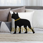 The Wofford Will Soft Skin-Friendly Throw Pillow