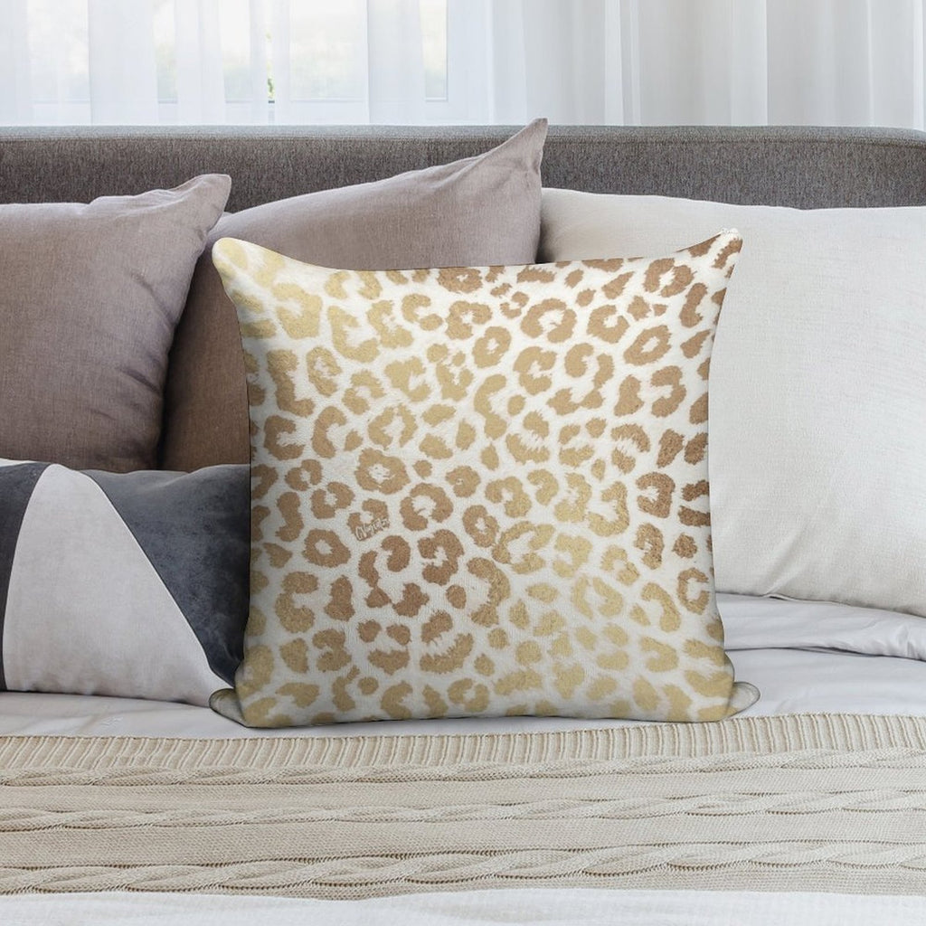 ReaL LeOpard - Greek Ancient Gold Soft Multiple Sizes Throw Pillow