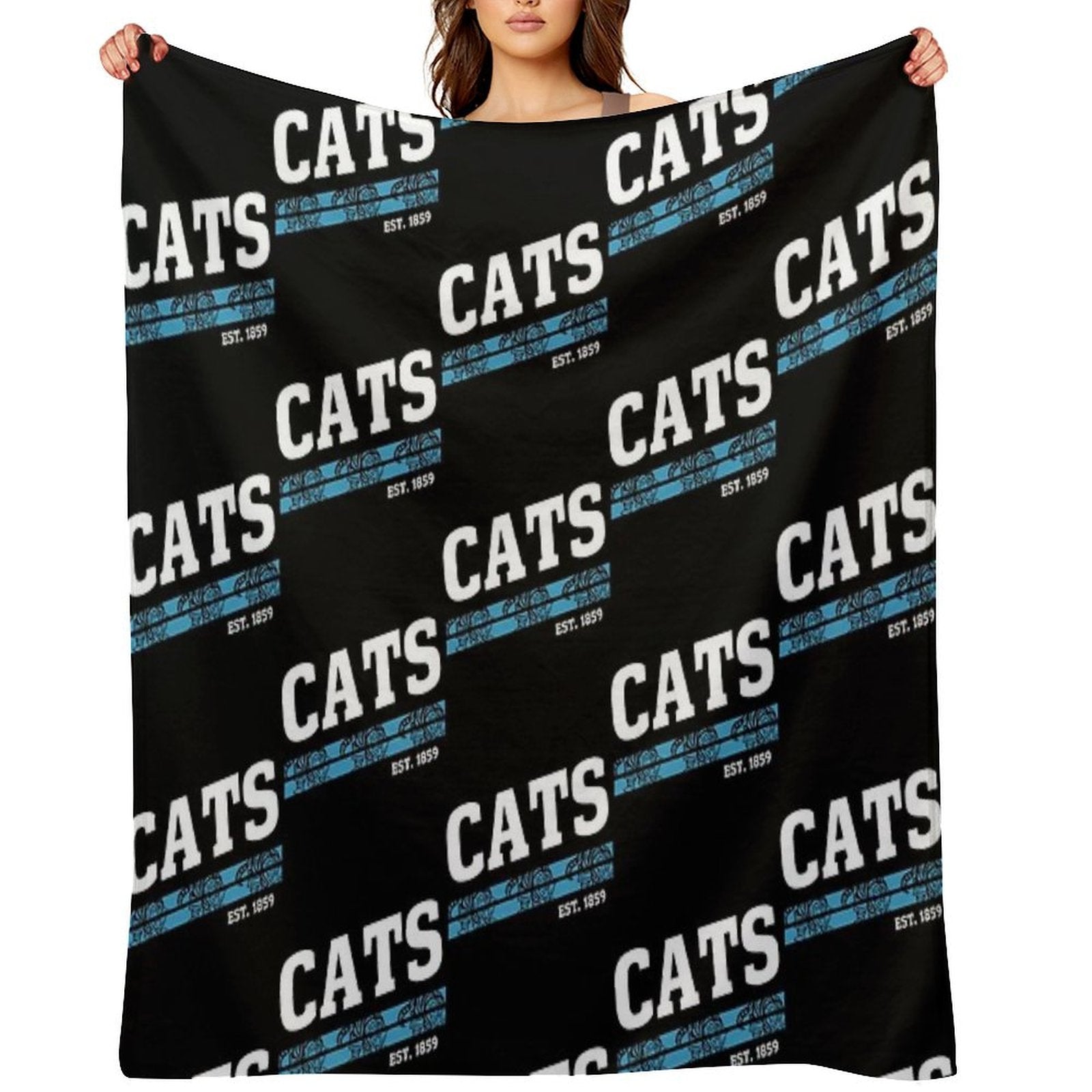 Geelong Cats 2023 Lightweight Throw Blanket