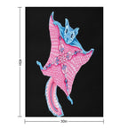 Flying Squirrel Totem Gift-ready Throw Blanket