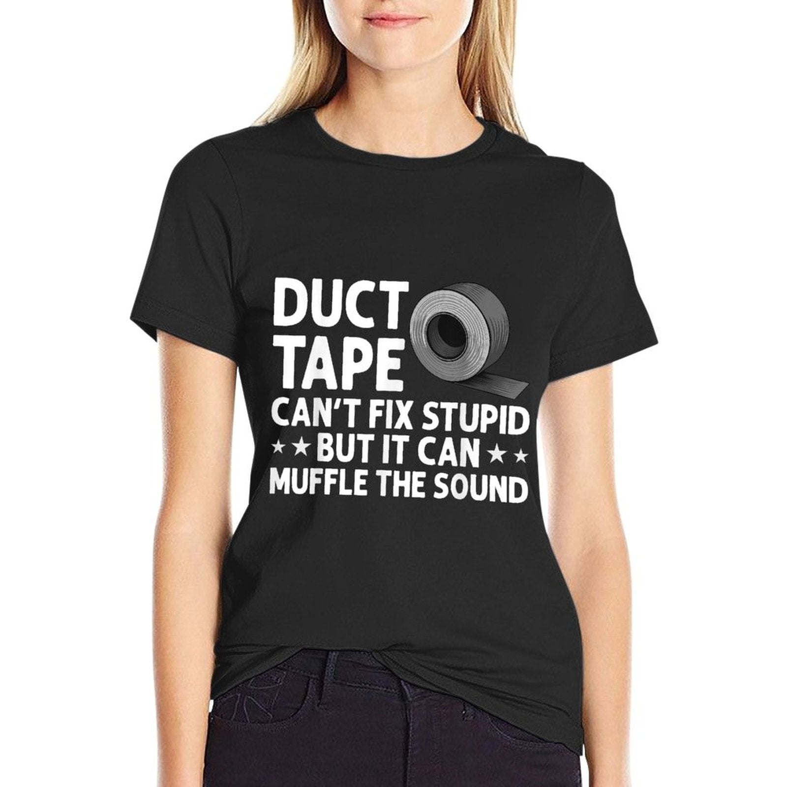 Funny Duct Tape Gift For Men Women Duct Tape Lover Handyman  Relaxed-fit T-Shirt