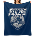 The Worcester Railers Premium Throw Blanket