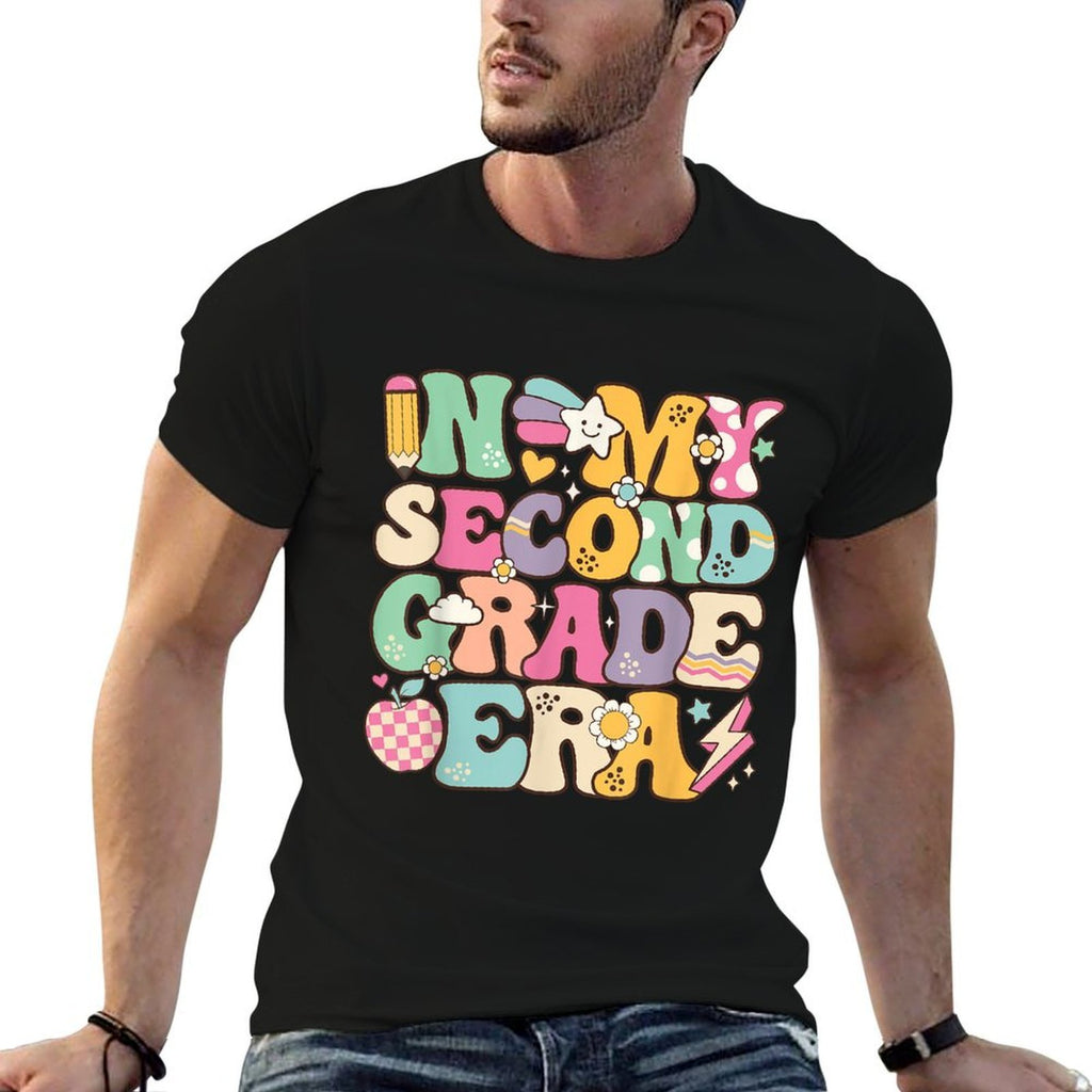 In My Second Grade Era Girl Back To School 2nd Grade Teacher  Graphic-printed T-Shirt
