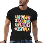 In My Second Grade Era Girl Back To School 2nd Grade Teacher  Graphic-printed T-Shirt
