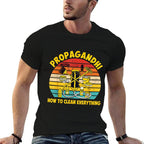 Propagandhi Design Co. How To Clean Everything - Unisex-Adults, Black, Small  Wrinkle-resistant T-Shirt