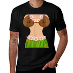 Hawaiian Coconut Shell Bra Funny Halloween Party  Affordable Price T-Shirt
