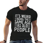 Funny Ts for Men Women Sarcastic Novelty Graphic  Ribbed Collar T-Shirt