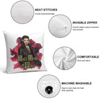 Once Upon A Time Captain Hook (Killian Jones) in Smoke Soft Anti-Pilling Throw Pillow
