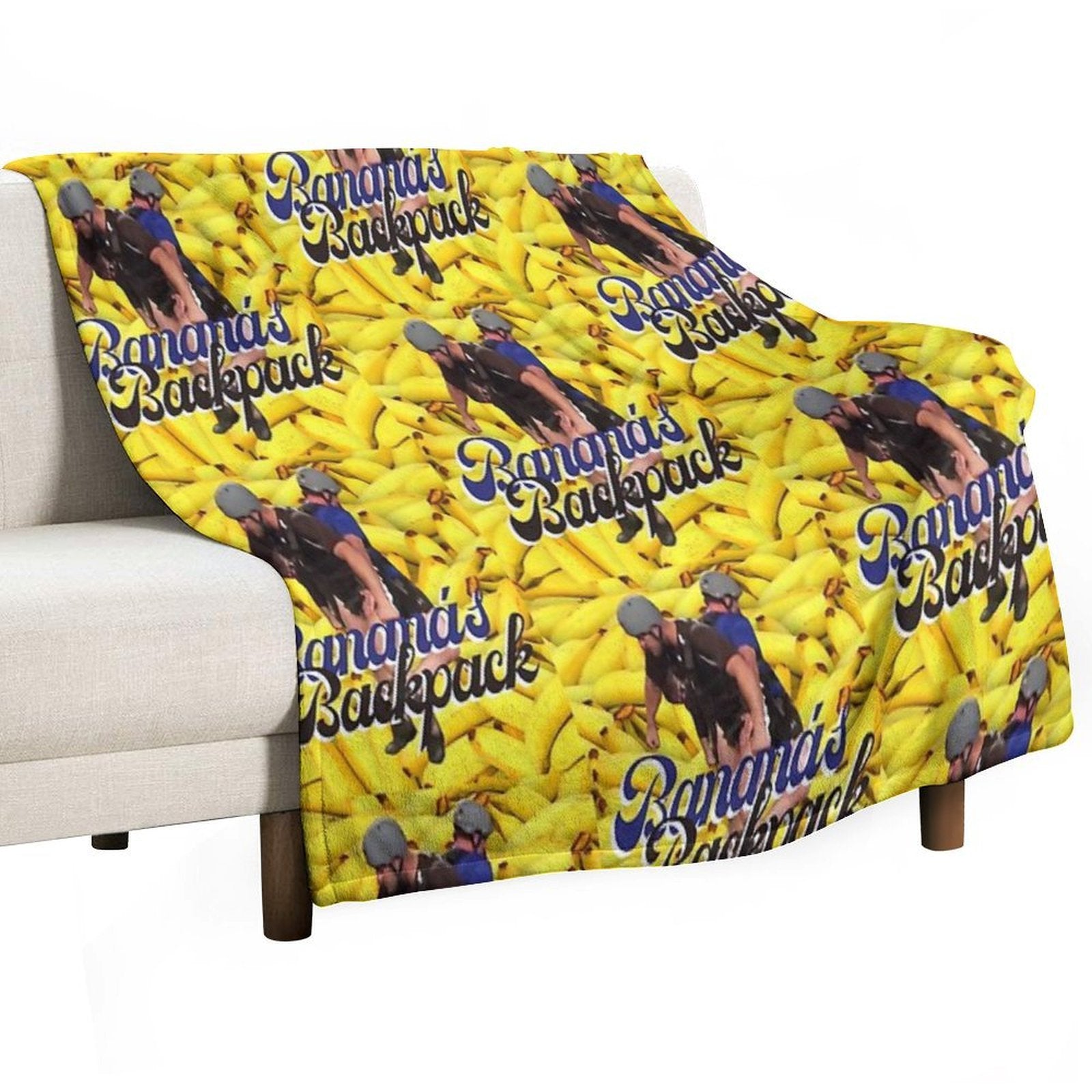 MTV Challenge Johnny Banana X CT Backpack Sustainable Throw Blanket