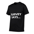 Survey Says... Funny Game Show  Polyester Blend T-Shirt