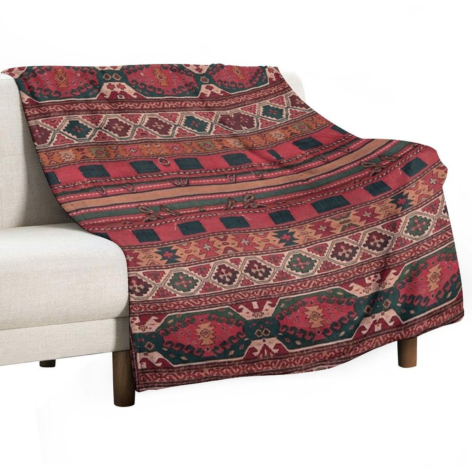 Heritage Moroccan Berber Style Design All-season Throw Blanket