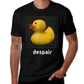 Despair Rubber Duck Bagel Meme Funny Cursed Cringe Weird  Polyester Blend T-Shirt