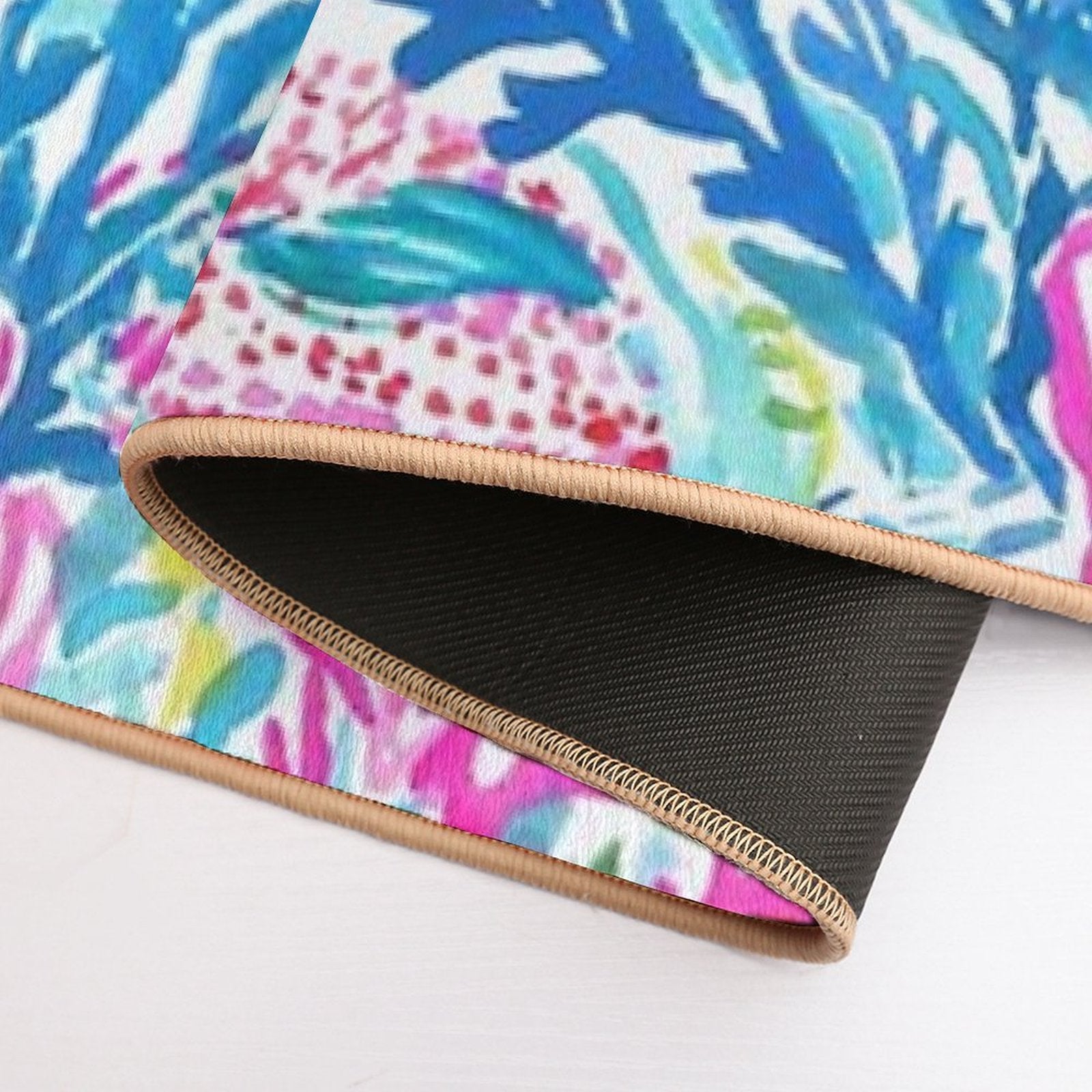 Summer Lily Ocean Holidays  Absorbent Bath Mat