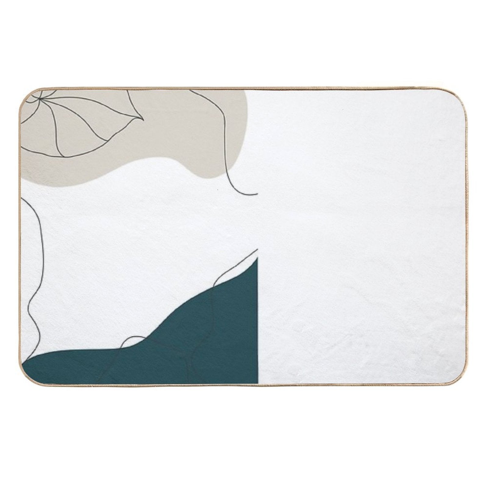 Abstract Art  Slip-Resistant Bath Mat