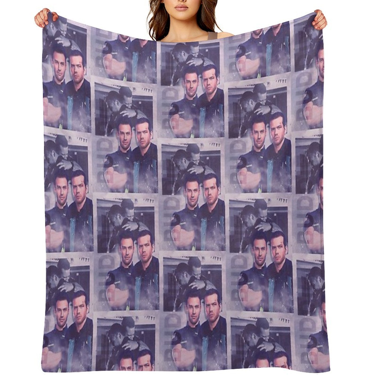 911 Buddie - Memories - Buck And Eddie Multi-functional Throw Blanket