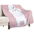 We Bare Bears - Ice Bear Shrink-resistant Throw Blanket