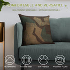 Splintertarn German Ww2 Camouflage (Version 2) Soft Decorative Cover Throw Pillow