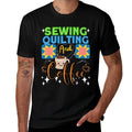 Sewing  Quilting Coffee - Sewer Quilters Novelty - Sewing Premium  Wrinkle-resistant T-Shirt