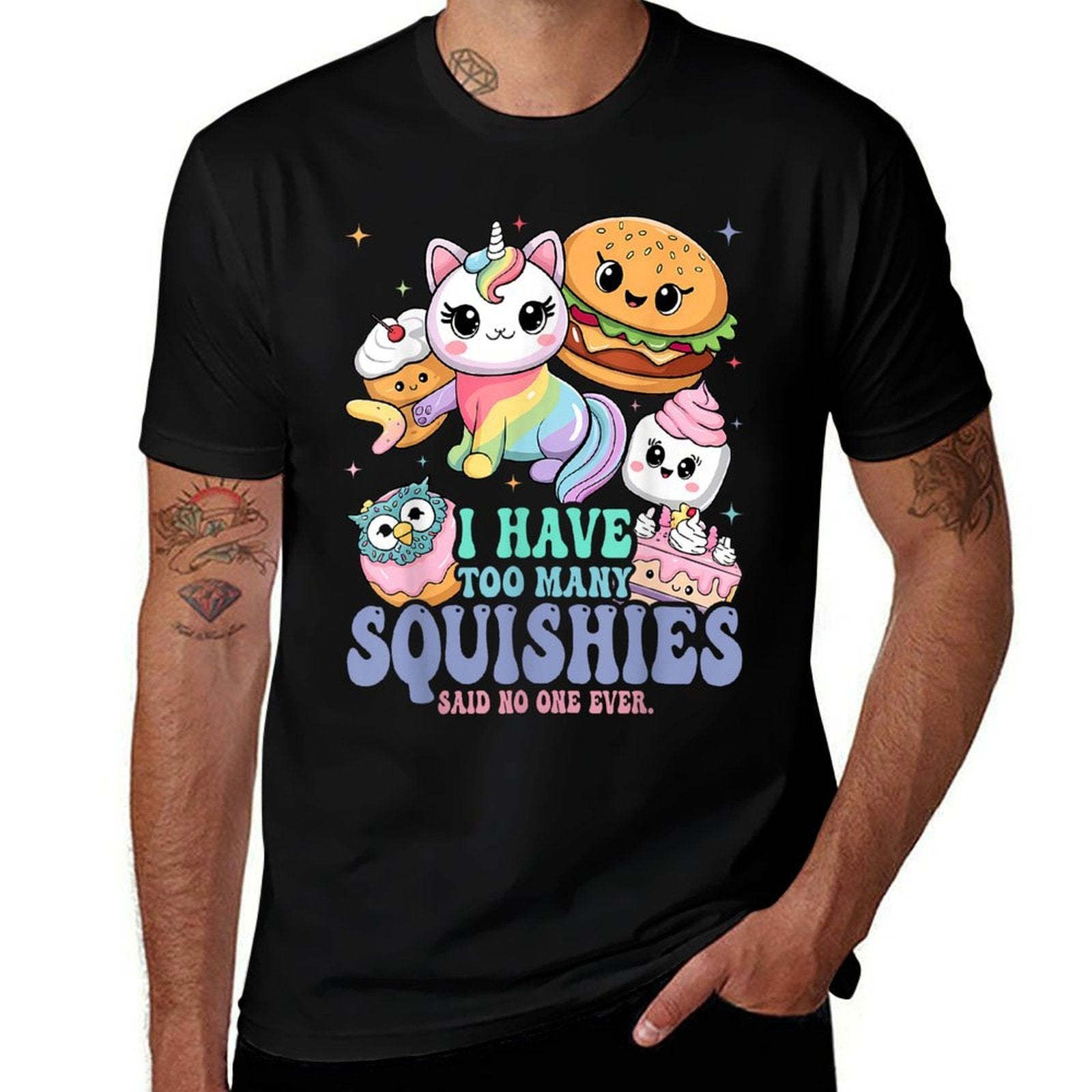 I Have Too Many Squishies Funny Cute Squishy  Tagless Design T-Shirt
