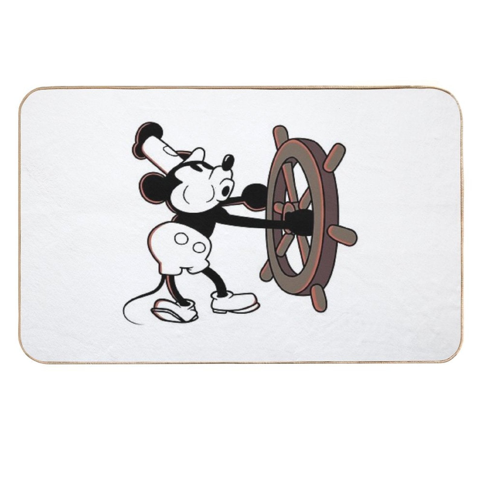 Steamboat Willie Steamboat Mickey, Mickey Mouse  Slip-Resistant Bath Mat