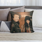 Laszlo & Nadja in The 80s Soft Ultra-Soft Texture Throw Pillow