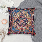 Kashan Central Persian Rug Print Soft Skin-Friendly Throw Pillow