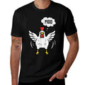 Chicken Cow Moo Funny Farm Animal Hen Farmer Men Women Kids  Wrinkle-resistant T-Shirt