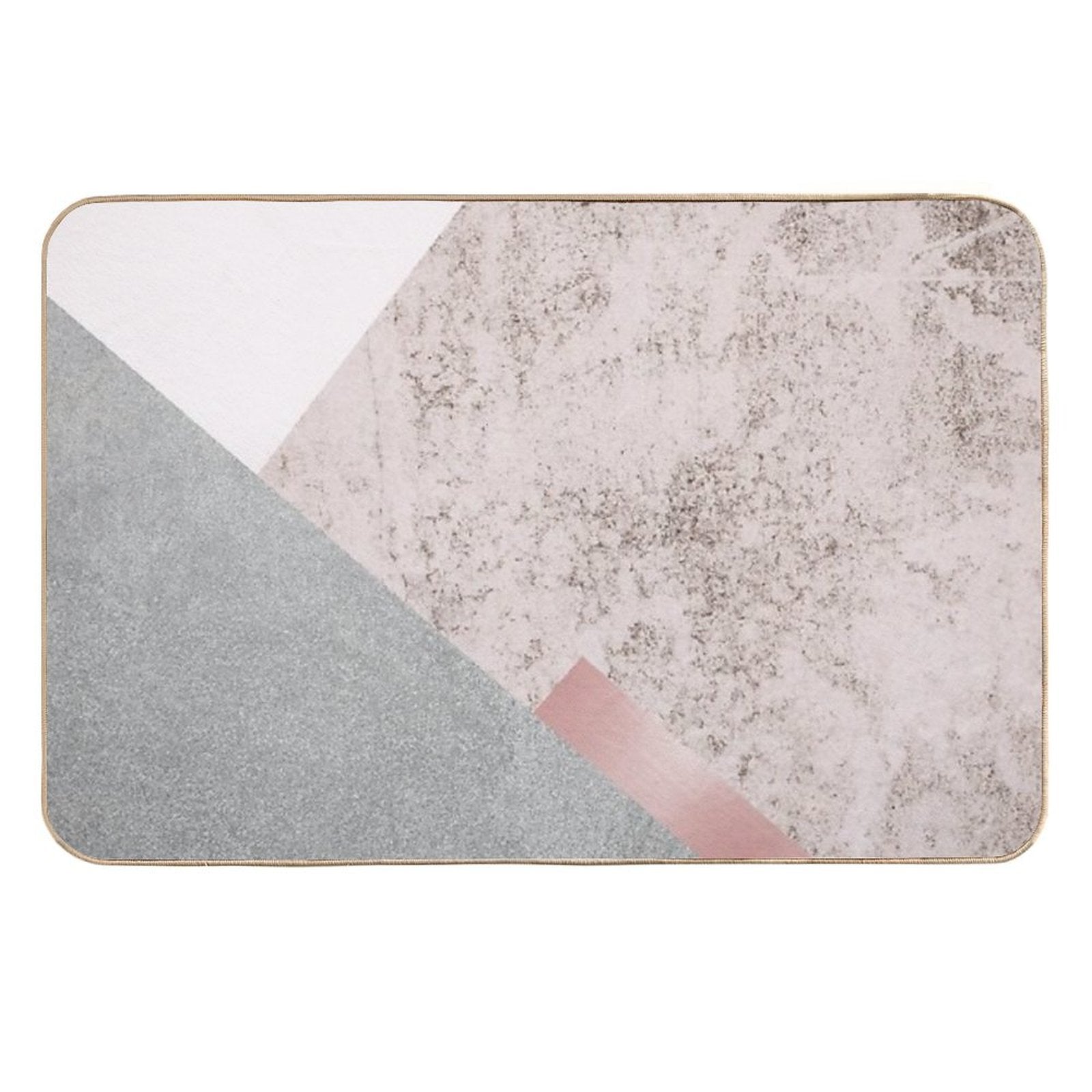 Minimalist Geometric  Odorless Bath Mat