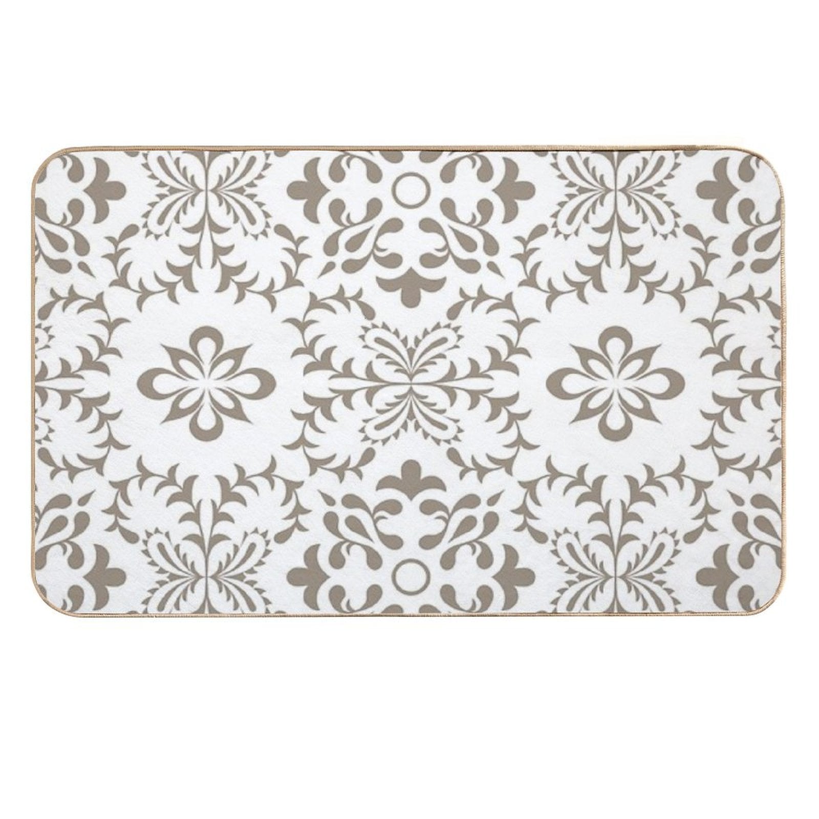 Vintage Marrakesh Mosaic, Moroccan Tiles  Odorless Bath Mat