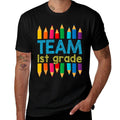 Team First Grade Back To School 1st Grade Teacher Student  High-quality Stitching T-Shirt