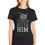 Lil Drummer Boy Christmas I Played My Best For Him  Durable T-Shirt