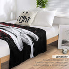 PETER STEELE BLOOD Machine-washable Throw Blanket
