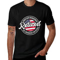 Retired Under New Management See Grandkids Funny Retirement  Oversized Silhouette T-Shirt