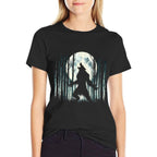 Werewolf Howling At Full Moon - Alpha Wolf Meme Literally Me  Affordable Price T-Shirt