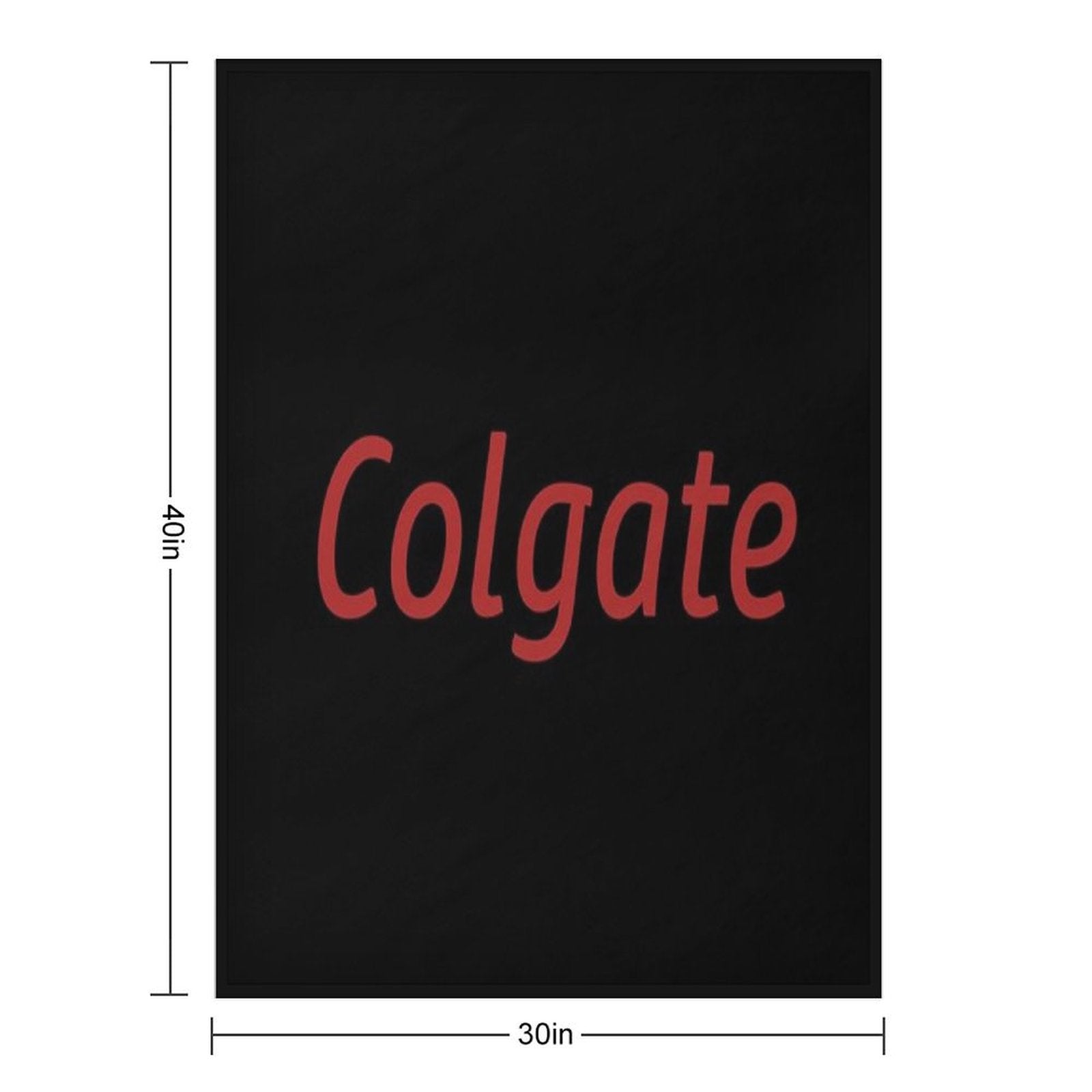 Colgate Travel-friendly Throw Blanket
