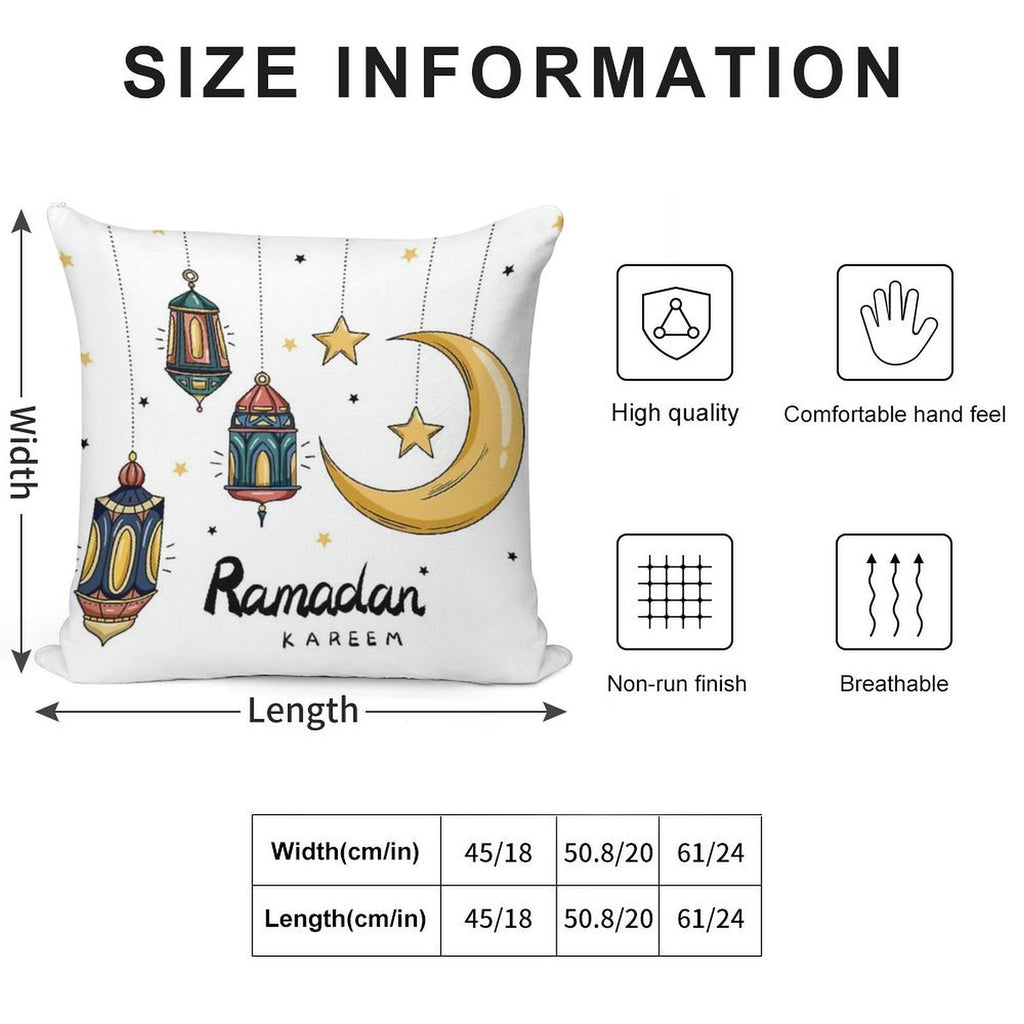 Ramadan Kareem Gifts Soft Warmth Comfort Throw Pillow
