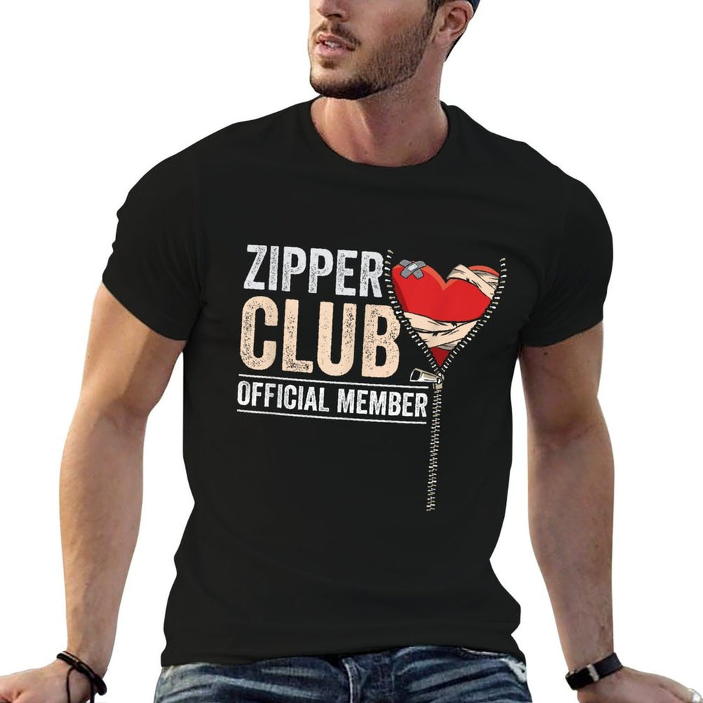 Open Heart Surgery Survivor Zipper Club Member Get Well Gift  Affordable Price T-Shirt